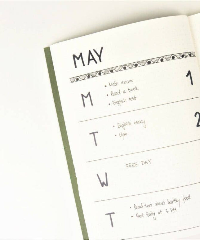 Bullet Journal / Notatbok med Prikker | Spiral Binding | Kitties