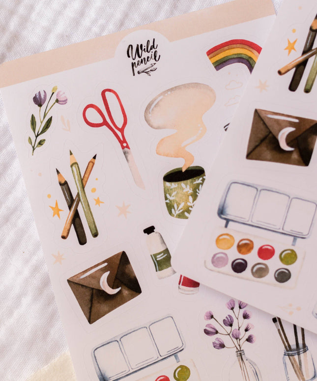 Klistremerkeark | Creativity