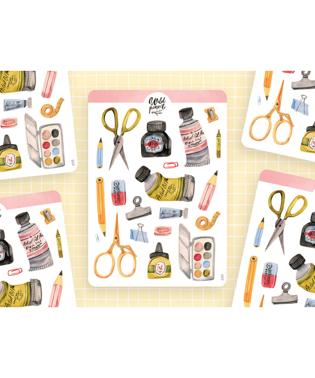 Klistremerkeark | Art Shop
