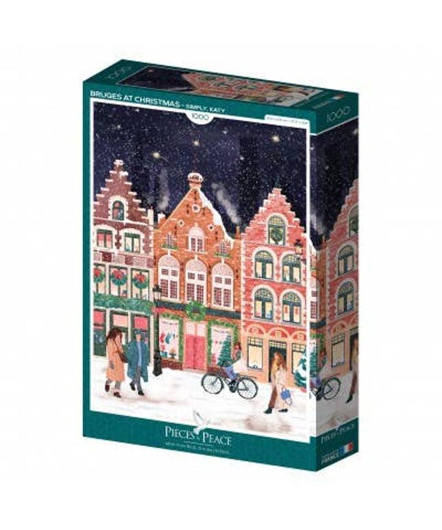 Puslespill 1000 Brikker - Bruges at Christmas