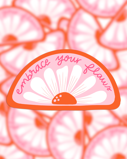 Vinyl Klistremerke | Embrace Your Flaws