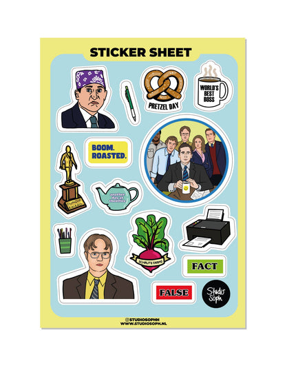 Klistremerkeark | The Office | A5
