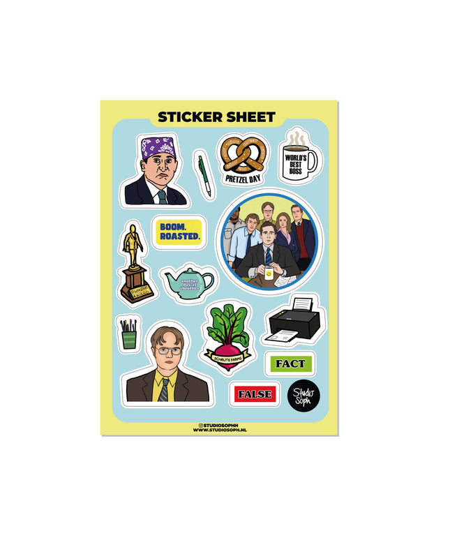 Klistremerkeark | The Office | A5