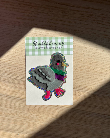 Glitter Due Vinyl Klistremerke