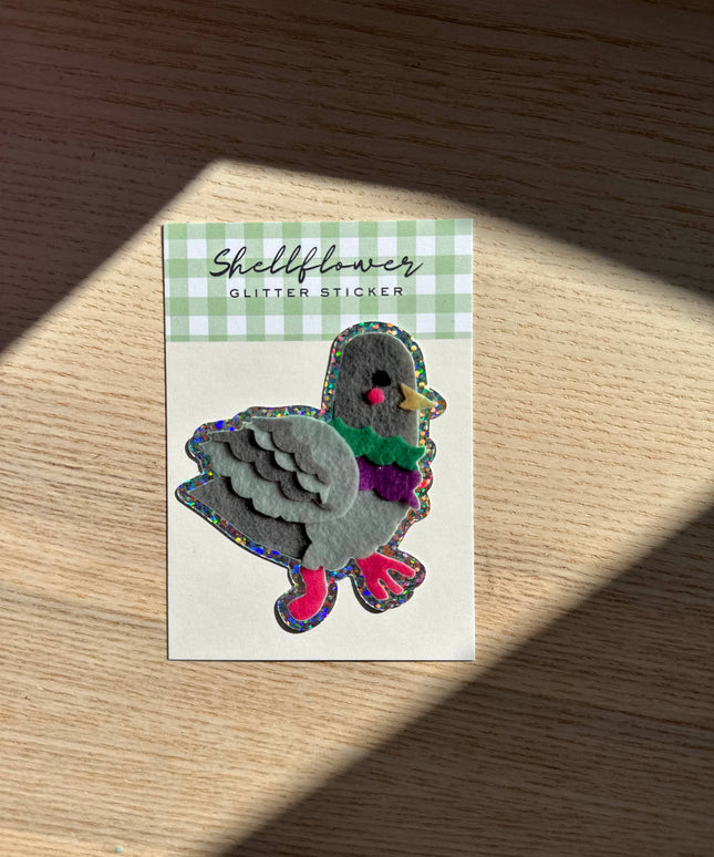 Glitter Due Vinyl Klistremerke