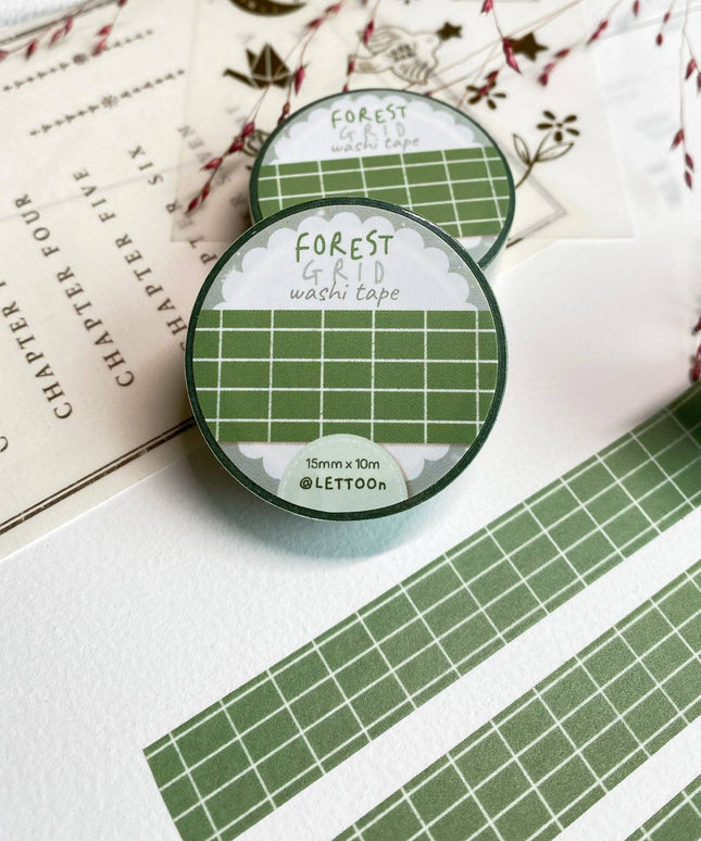 Washi Tape | Forest Grid
