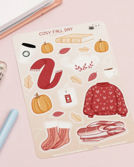 Klistremerkeark | Cosy Fall Day