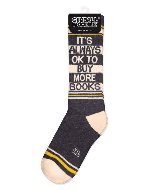 It's Always OK To Buy More Books - Sokker - Treningssokker