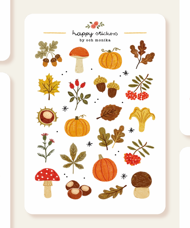 Klistremerkeark | Autumn Treasures | A6