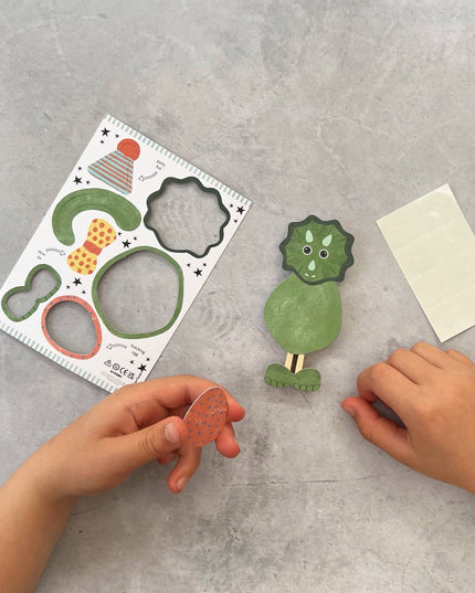 Lag Din Egen Dinosaur Tredukke | DIY Hobbysett For Barn