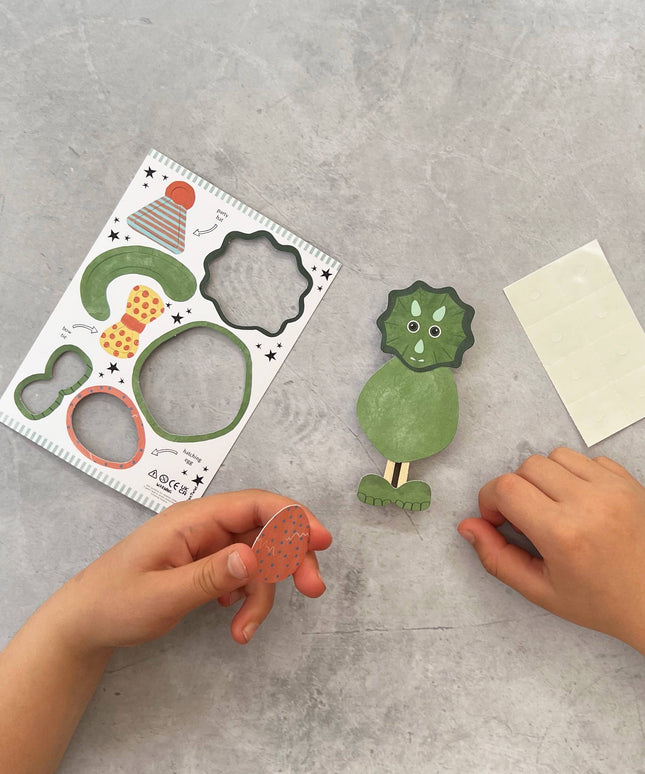 Lag Din Egen Dinosaur Tredukke | DIY Hobbysett For Barn