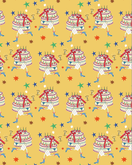 Gavepapir | Cake in Boots