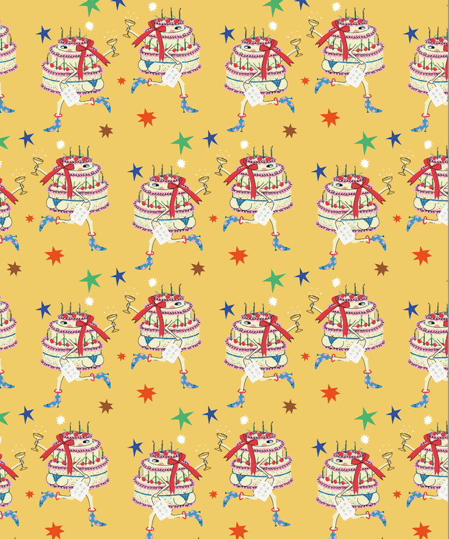 Gavepapir | Cake in Boots