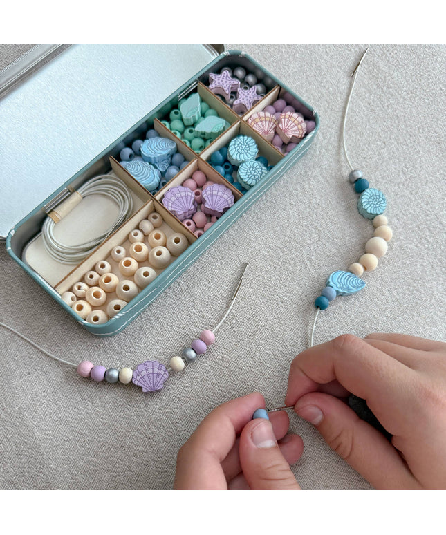 DIY Armbånd Sett | Skjell | Strandmagi | Hobbysett For Barn