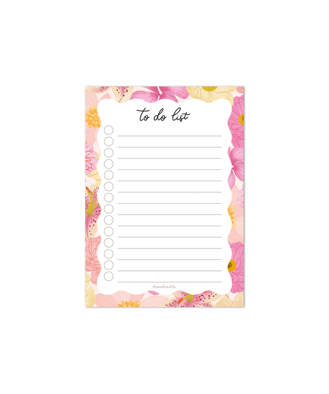 Notatblokk A6 | Pink Flowers -
