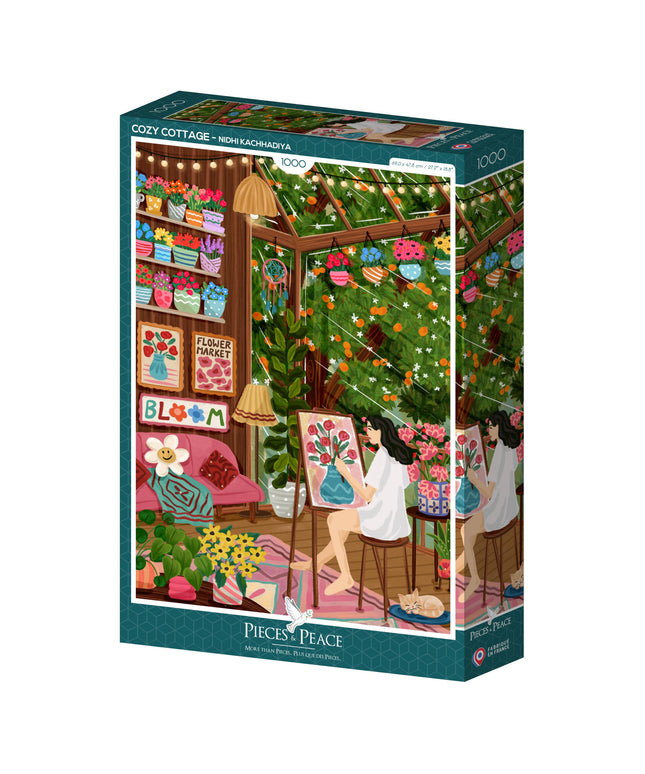 Puslespill 1000 Brikker | Cozy Cottage