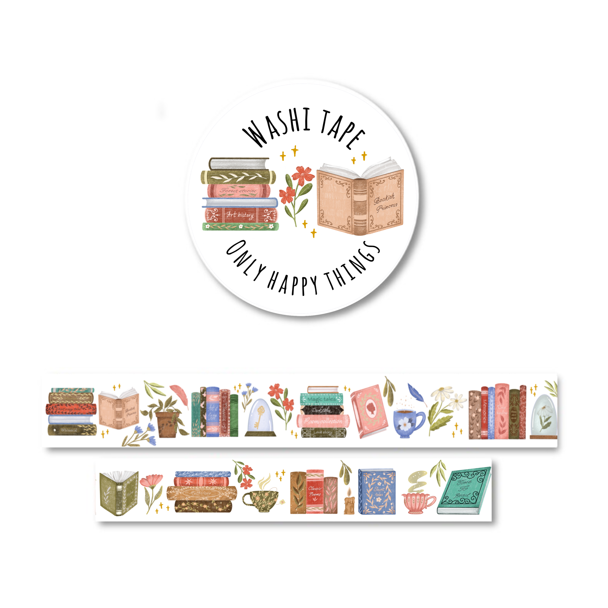 Washitape Time to read (2 cm)