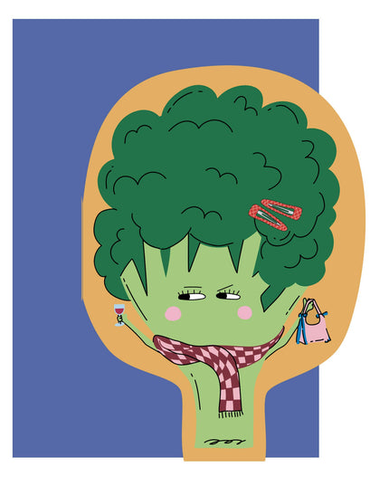 Gratulasjonskort | Hey Broccoli! Die Cut Kort