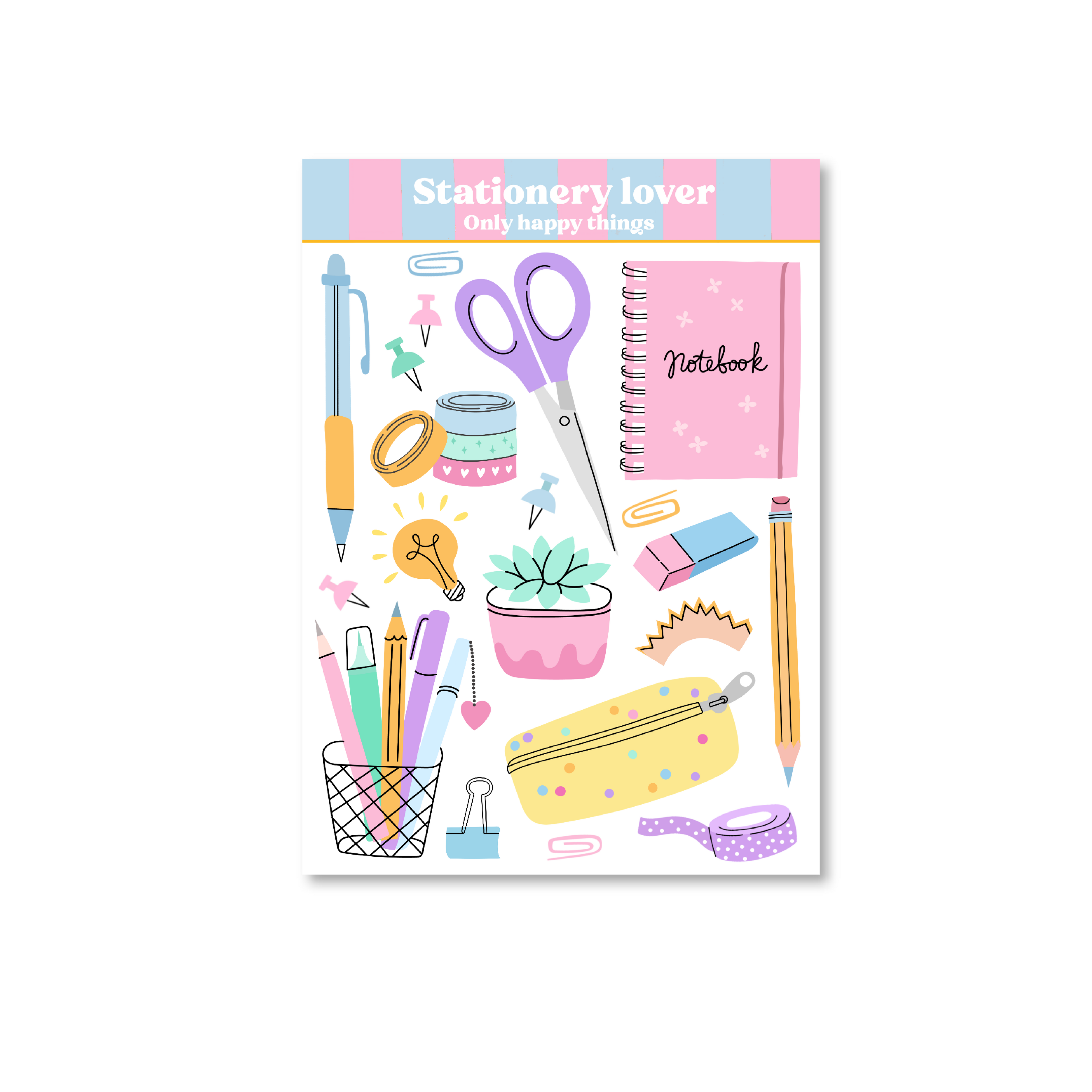 Klistremerkeark | Stationery Lover