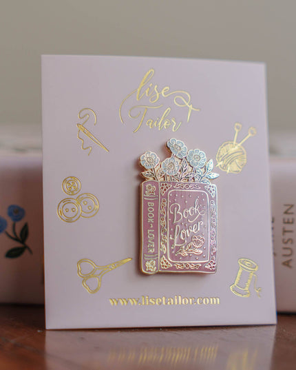 Book Lover Pin