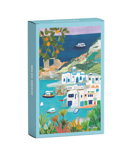 Milos Greece Mini Puslespill 99 Brikker