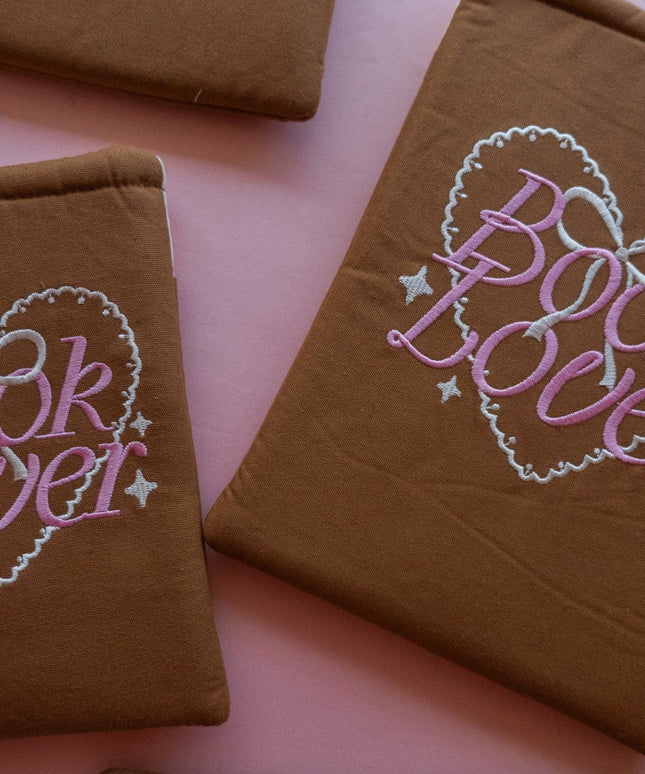 Book Lover Brodert Bokomslag / Booksleeve