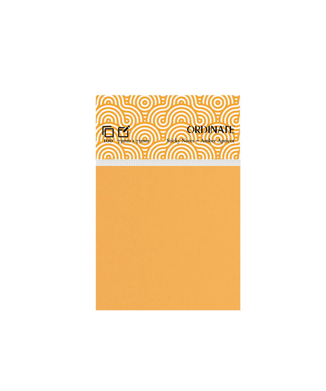 Amber Apricot Palette Collection Sticky Notes 75mm/100 ark