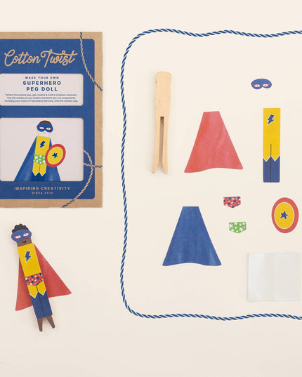 Lag Din Egen Superhelt Tredukke | DIY Hobbysett For Barn