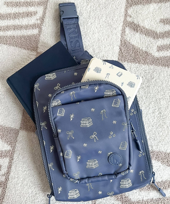 The Bookish Crossbody: Bubblegum