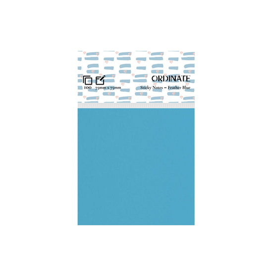 Feather Blue-Palette Collection Sticky Notes 75mm/100 ark
