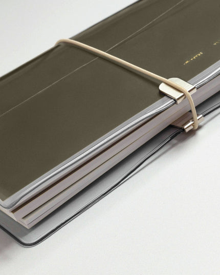 Forhåndsbestilling: Clear Vinyl Travel Notebook Cover | Gjennomsiktig Notatbok-cover | A5 Slim