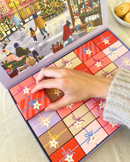 Puslespill Julekalender 1000 Brikker | Skate & Coffee