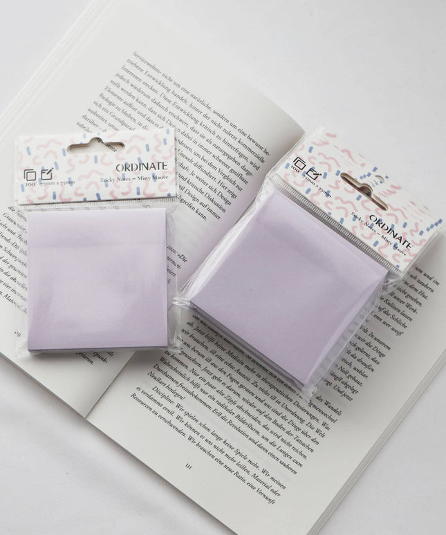 Misty Mauve Palette Collection Sticky Notes 75mm/100 ark