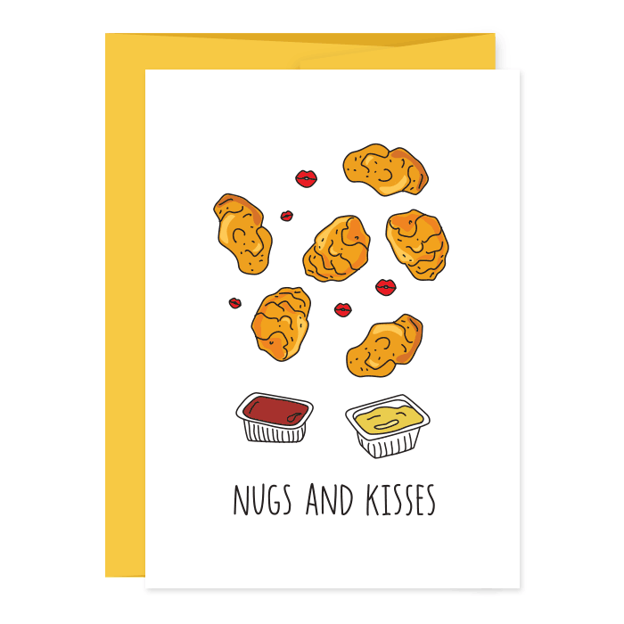 A6 Kort - Nugs and Kisses