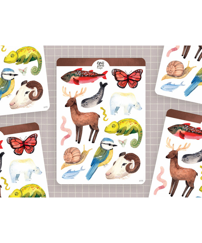 Klistremerkeark | Animals