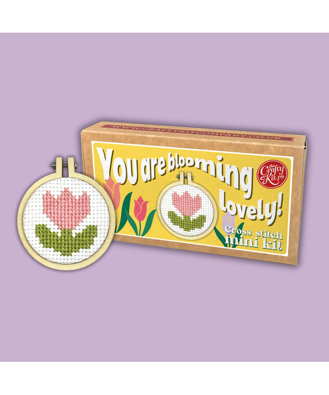 You're Blooming Lovely! Mini Matchbox Broderingssett