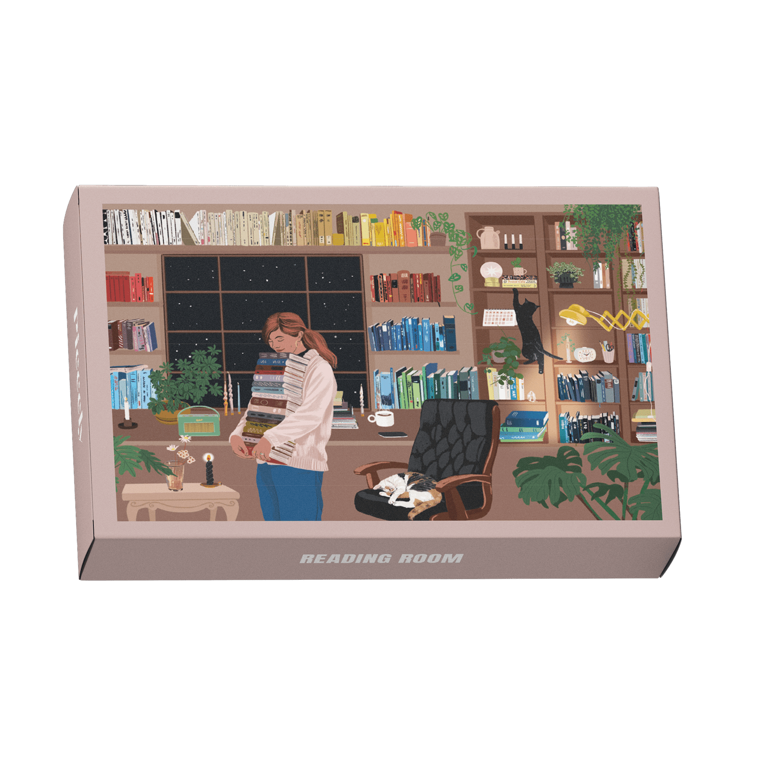 Reading Room Mini Puslespill, 99 Brikker