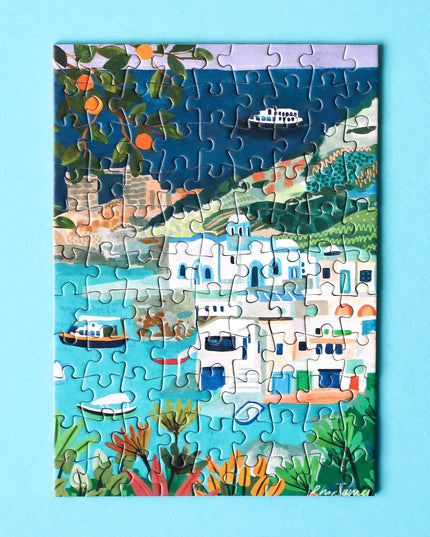 Milos Greece Mini Puslespill 99 Brikker