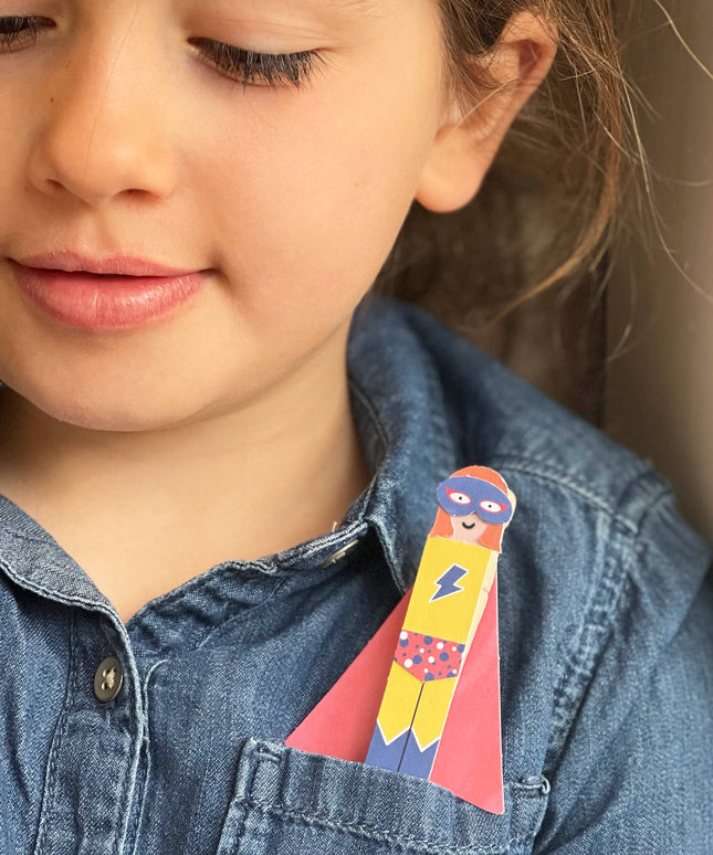 Lag Din Egen Superhelt Tredukke | DIY Hobbysett For Barn