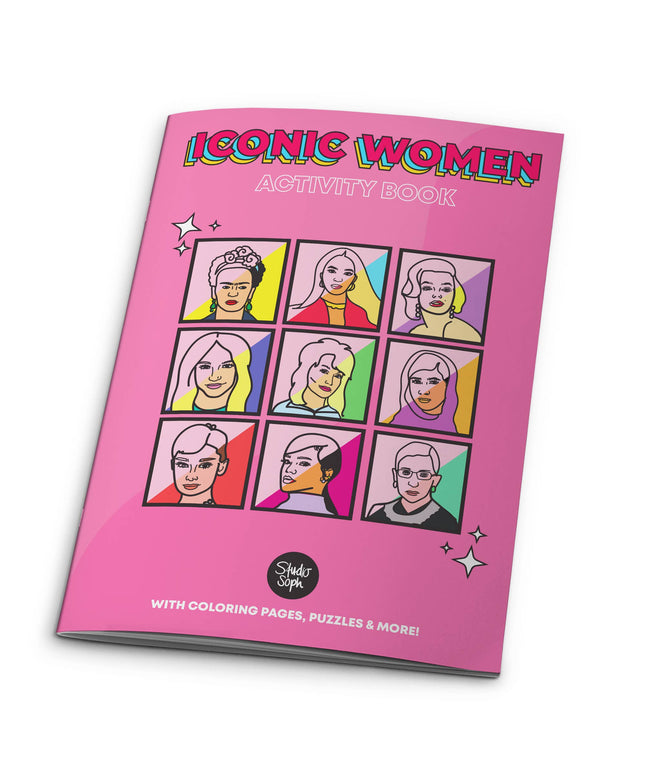 Iconic Women Activity Coloring Book